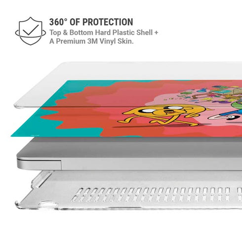 Adult Swim Adventure Time Jake and Finn MacBook Air 15in (2023-2025) Case plus Skin